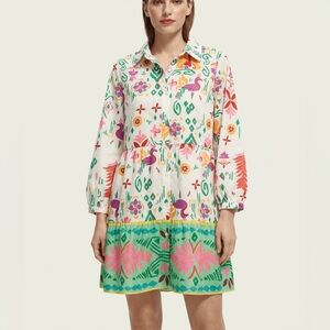 SHOP THE MINT Summer Abstract Tiered Dress  size XL